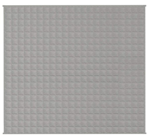 Koc obciążeniowy, szary, 200x220 cm, 13 kg, tkanina