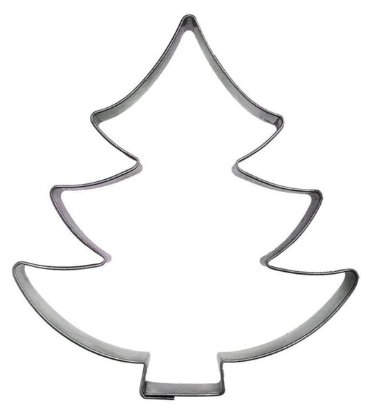 Wykrawacz do ciastek stalowy choinka 9,5 cm