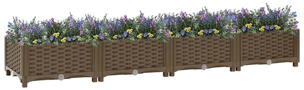 Donica do podniesionej rabaty, 160x40x23 cm, polipropylen