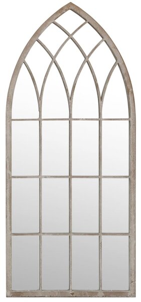 Lustro ogrodowe, piaskowe, 70x30 cm, żelazne