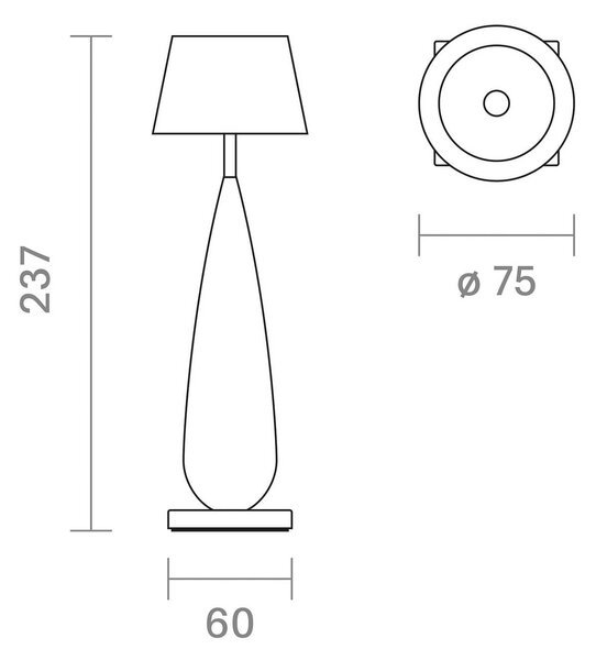 Sigor Lampa stołowa LED z akumulatorem Thala, biała/czarna, IP65, 24 cm możliwość ściemniania, biały / opal, salon / jadalnia, aluminium, nowoczesny