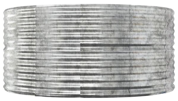 Podwyższona donica, stal ocynkowana, 140x140x68 cm