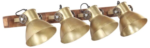 Industrialna lampa ścienna, miedź, 90x25 cm, E27