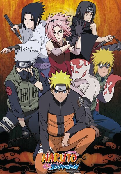 Plakat, Obraz Naruto Shippuden, (61 x 91.5 cm)