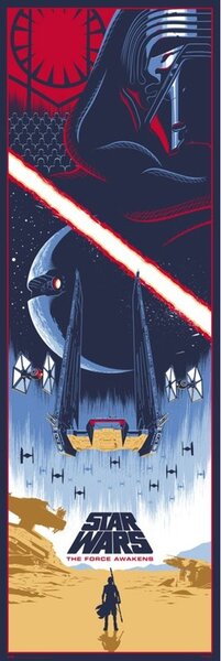 Plakat, Obraz Gwiezdne wojny cz Vii Przebudzenie Mocy, (53 x 158 cm)