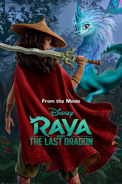 Plakat, Obraz Raya and the Last Dragon - Warrior in the Wild