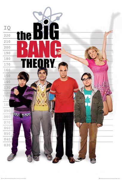 Plakat, Obraz Big Bang Theory - Miernik Iq