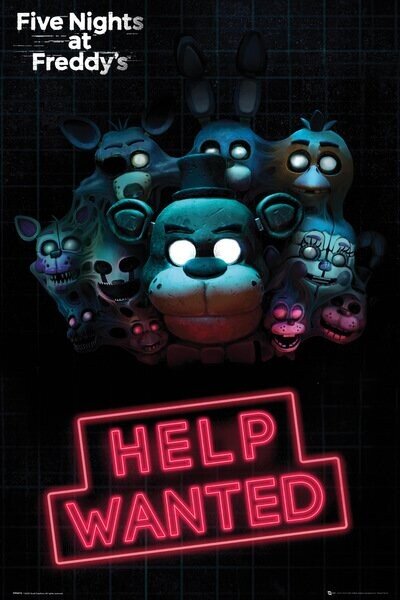 Plakat, Obraz Five Nights at Freddy's - Help Wanted