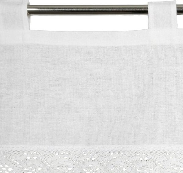 Firana gotowa EUROFIRANY Vince 150 x 30 cm BiaÅy