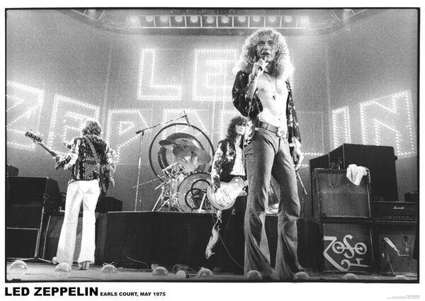 Plakat, Obraz Led Zeppelin - Earls Court May 1975, (59.4 x 84.1 cm)