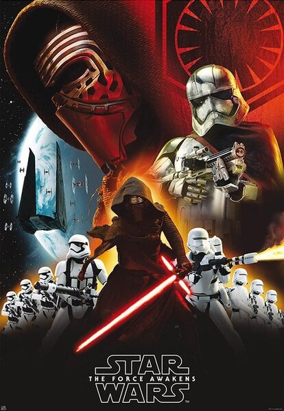 Plakat, Obraz Star Wars - Groupe First Order, (68 x 98 cm)