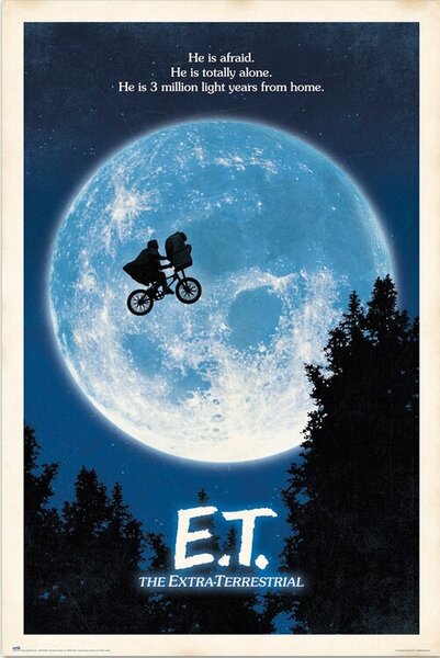 Plakat, Obraz E T - The Extra-Terrestrial, (61 x 91.5 cm)