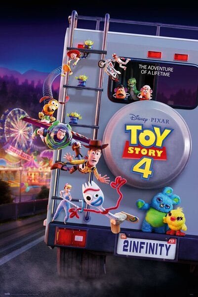 Plakat, Obraz Toy Story 4 - To Infinity, (61 x 91.5 cm)