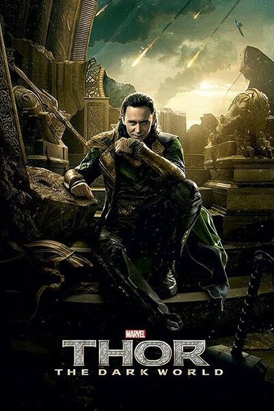 Plakat, Obraz Thor 2 The Dark World - Loki