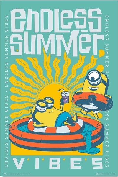 Plakat, Obraz Minions - Endless Summer Vibes