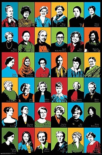 Plakat, Obraz Feminist Icons, (61 x 91.5 cm)