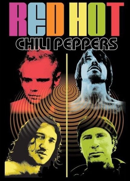 Plakat, Obraz Red Hot Chili Peppers - Live Colour Me