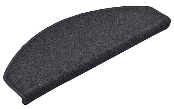 Maty na schody 15 szt. 65x24x4 cm Ciemnoszare i niebieskie, półokrągłe, duże