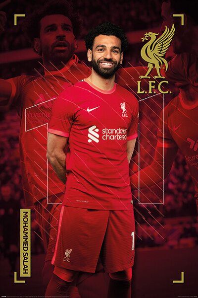 Plakat, Obraz Liverpool Fc - Mo Salah, (61 x 91.5 cm)