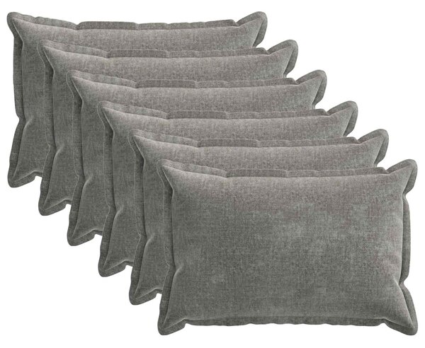 Poszewka na poduszkę 6 pcs HOUTEN ciemnoszary 50 x 70 cm