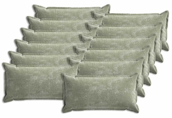 Poszewka na poduszkę 12 pcs HOUTEN zielony 40 x 80 cm
