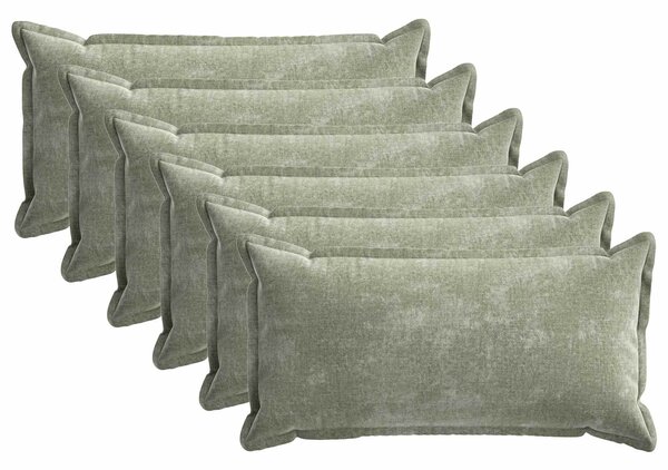 Poszewka na poduszkę 6 pcs HOUTEN zielony 40 x 80 cm