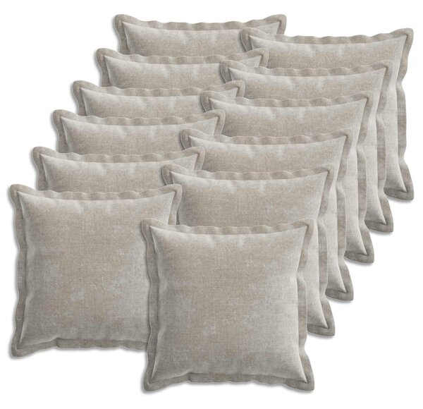 Poszewka na poduszkę 12 pcs HOUTEN jasnoszary 50 x 50 cm