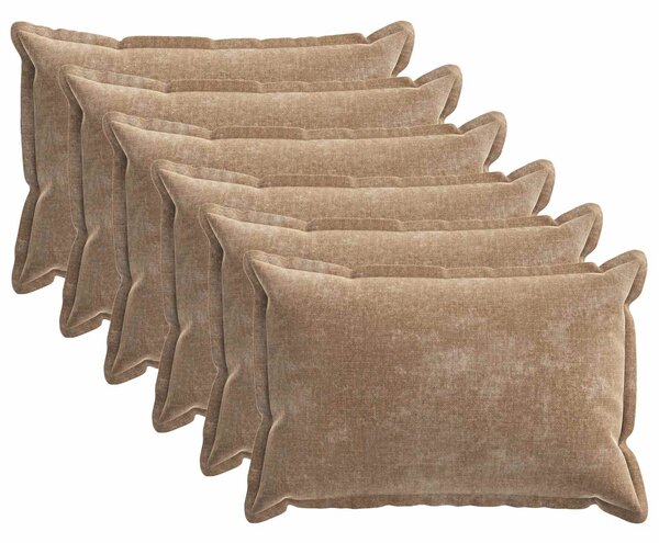 Poszewka na poduszkę 6 pcs HOUTEN brązowy 50 x 70 cm