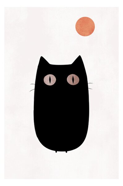 Plakat, Obraz Kubistika - The cat