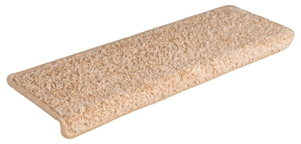 Maty na schody 15 szt. 65x21x4 cm, złota, prostokątna krawędź