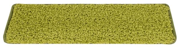 Maty na schody 15 szt. 65x21x4 cm Zielone prostokątne krawędzie