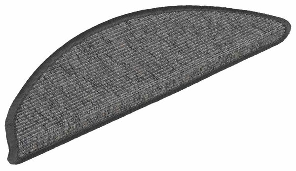 Maty na schody 15 szt. 56x17x3 cm Beżowo-szare półokrągłe