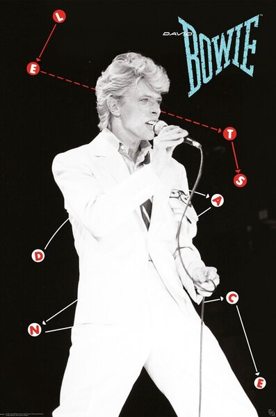 Plakat, Obraz David Bowie - Let s Dance, (61 x 91.5 cm)