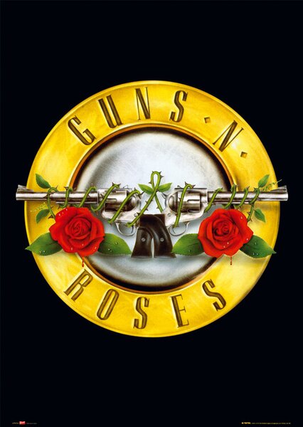Plakat, Obraz Guns'n'Roses - logo, (61 x 91.5 cm)