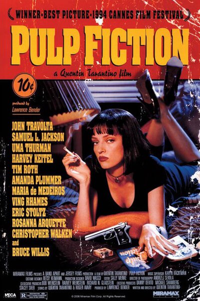 Plakat, Obraz Pulp Fiction - cover