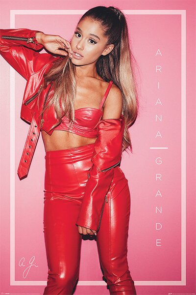 Plakat, Obraz Ariana Grande - Red, (61 x 91.5 cm)
