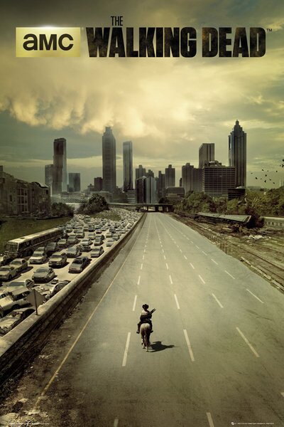 Plakat, Obraz The Walking Dead - city, (61 x 91.5 cm)