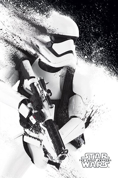 Plakat, Obraz Gwiezdne wojny cz Vii Przebudzenie Mocy - Stormtrooper Paint, (61 x 91.5 cm)