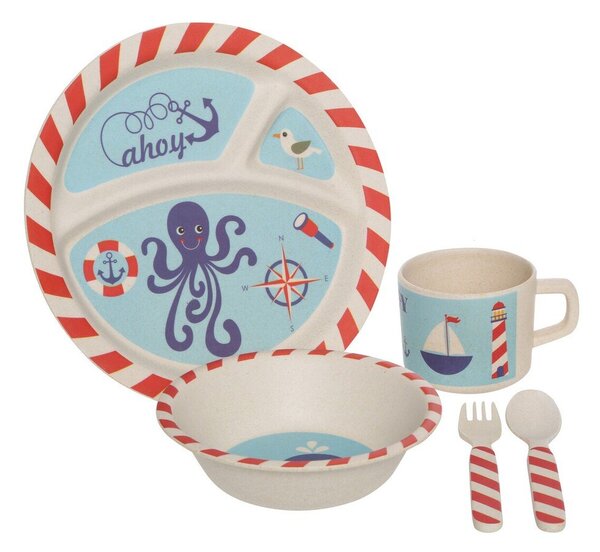 Bambusowy zestaw naczyń dla dzieci 5 szt. Eden – Premier Housewares