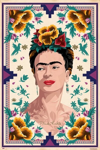 Plakat, Obraz Frida Kahlo, (61 x 91.5 cm)