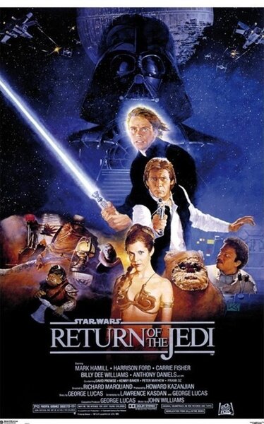 Plakat, Obraz Gwiezdne wojny - Return Of The Jedi
