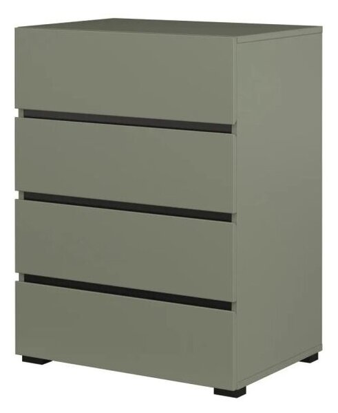 Komoda CROSS 4S 60cm zielona/czarna