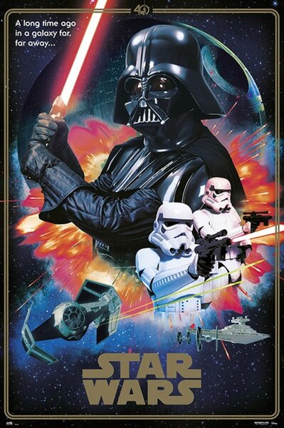 Plakat, Obraz Gwiezdne wojny - 40th Anniversary Villains, (61 x 91.5 cm)