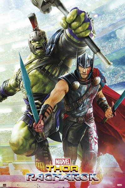 Plakat, Obraz Marvel - Thor Ragnarok, (61 x 91.5 cm)
