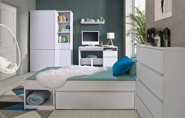 Półka na ścianę 110 cm Arca 12 Biała