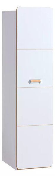 Szafa 45 cm z półkmi Lorento 02 Biały/Dąb Nash