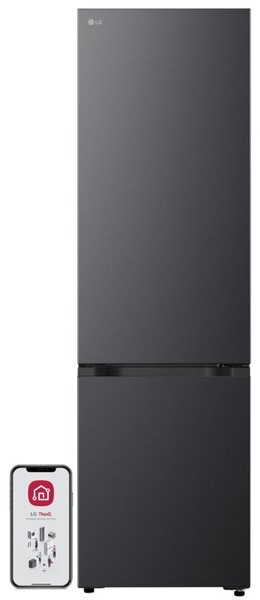 Lodówka LG AI GBBSJ20EEP No Frost 203cm Czarna