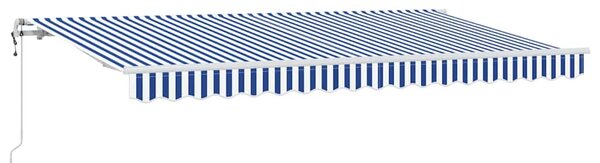 Markiza zwijana Niebieski 350 x 200 cm tkanina