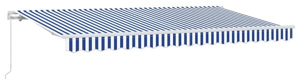 Markiza zwijana Niebieski 400 x 200 cm tkanina