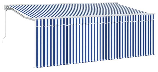 Markiza zwijana Niebieski 350 x 200 cm tkanina